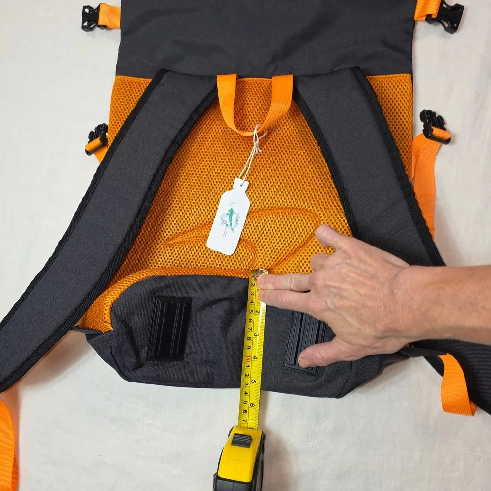 McLaren‎ Formula 1 Team Airwallex Backpack Grey Orange Roll Top Racing Bag NEW